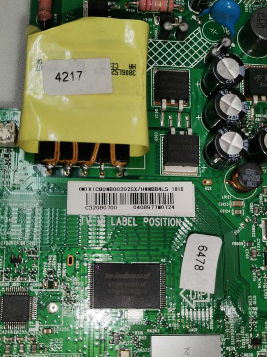 Mainboard PHILIPS 32PHT 4 5 0 3 /1 2 7 1 5 G 9 2 8 7-C01- 0 0 0-0 0 4Y