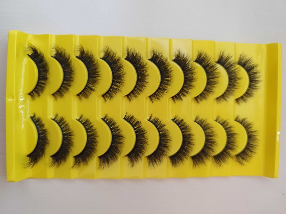 Sztuczne rzęsy na pasku zestaw 10 par