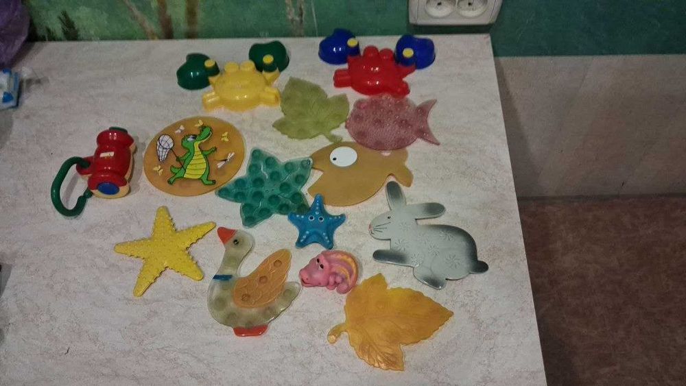 Іграшки для вани водні гумові наліпки коврик для вани килим краб