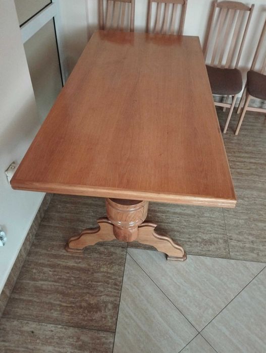 Stół dębowy- lite drewno