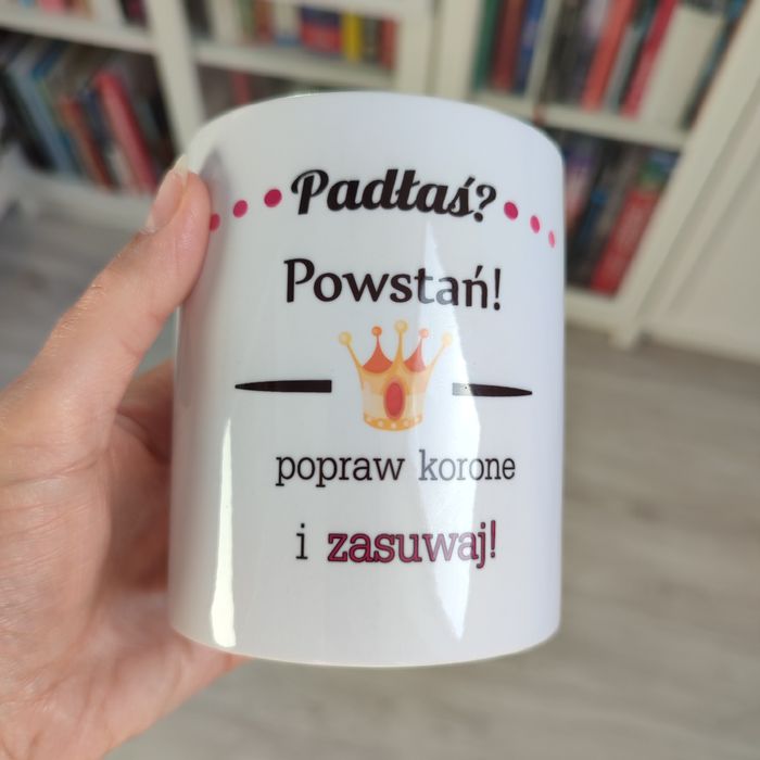 Kubek ceramiczny z super napisem