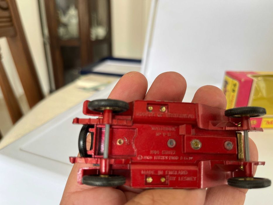 Matchbox Y-8 Models of Yesteryear - Stutz 1914 - Red - Original Pack.