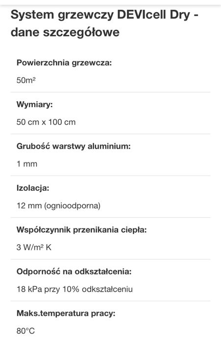 Płyty montażowe devi devicell ogrzewanie kable 100 sztuk!