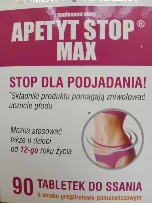 STOP dla podjadania APETYT STOP MAX duże opakowanie 90 tabl do ssania