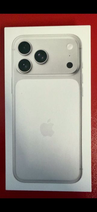 Iphone 17 pro Max 256GB Silver Novo.
