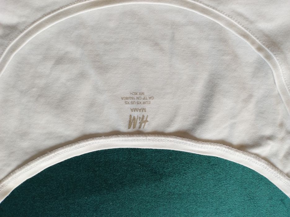 Koszulki ciążowe H&M rozm. S i XS 2 szt.