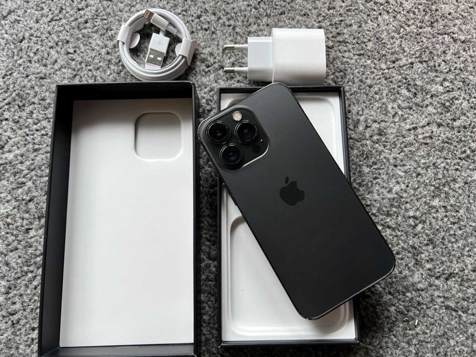 iPhone 13 Pro 128GB SPACE GREY GRAFITOWY Grey Black Bateria 95% SZKŁO