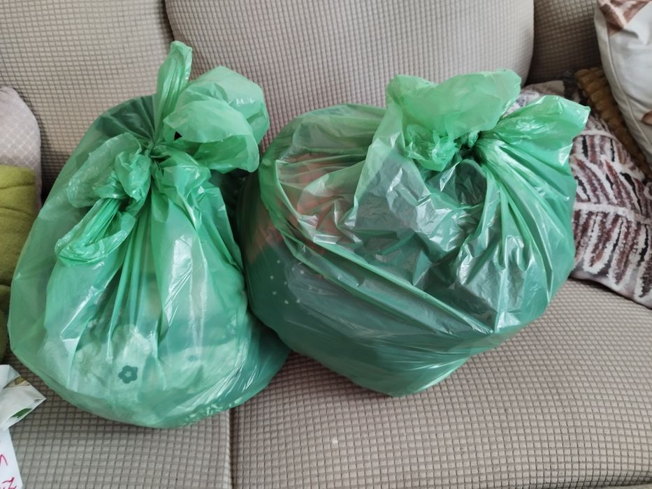 2 woreczki ciuchów 40 L
