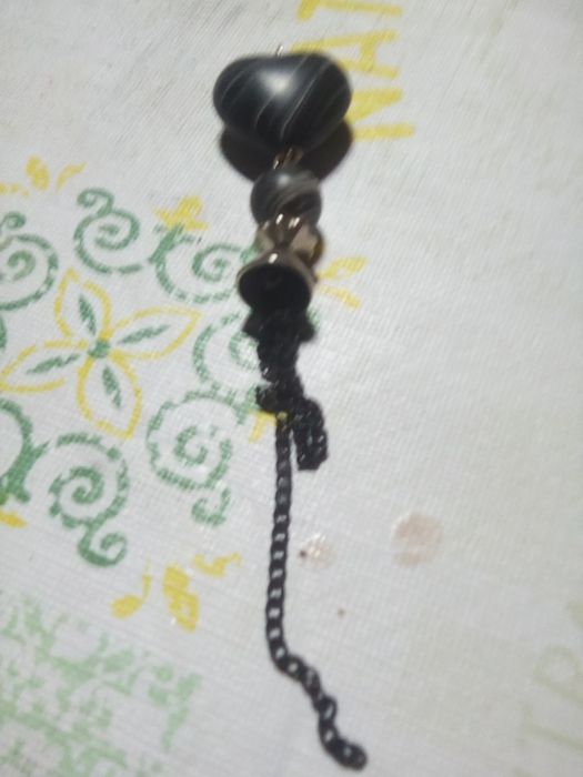 Pendente coração preto