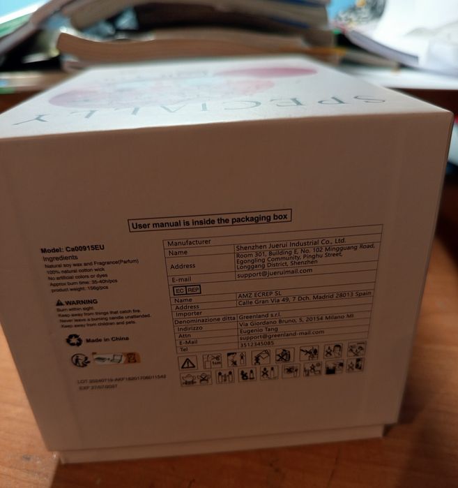 YMing Świeca prezent na dzień mamy 159 ml * 2 obrotowe świece dla kobiet