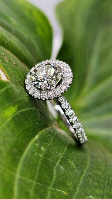 Каблучка із білого золота з діамантом 1,560 ct ( HPTP)
