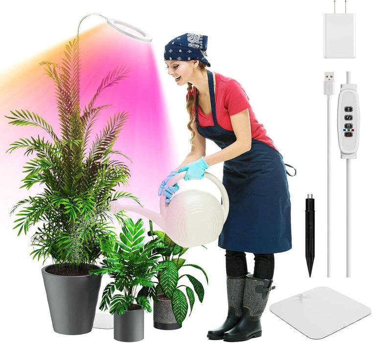 Okazja! Lampa do uprawy roślin YUYMIKA 72 LED pełne spektrum biała