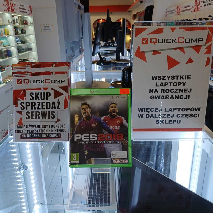 Gra XBOX ONE / X Series Gwar 1 Rok PES 2019 QUICK-COMP Przemyśl