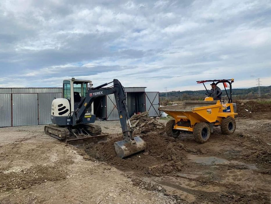 Wynajem koparki Krosno (TEREX 4T)