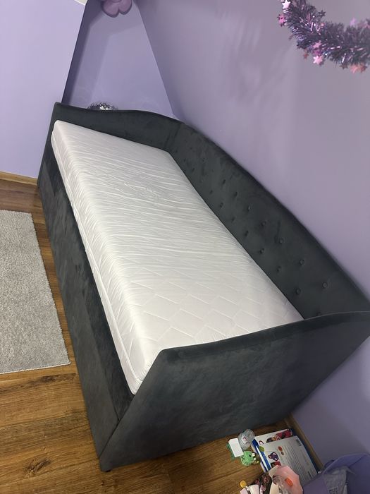 Łóżko tapicerowane 90x200 podwójne