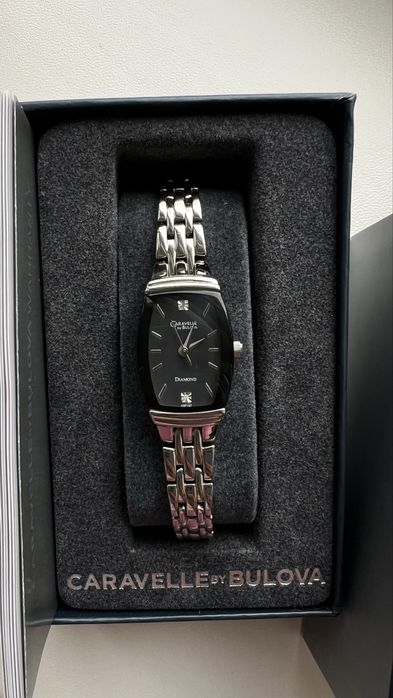 Часы CARAVELLE by Bulova годинник з діамантами унісекс