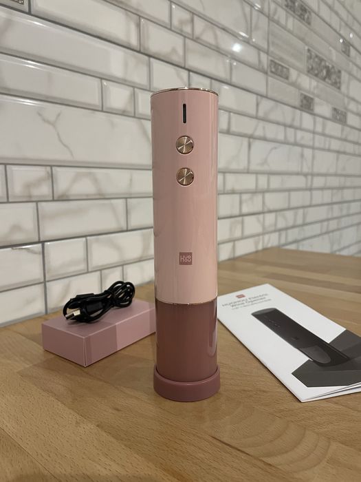 Електричний штопор HuoHou рожевий
