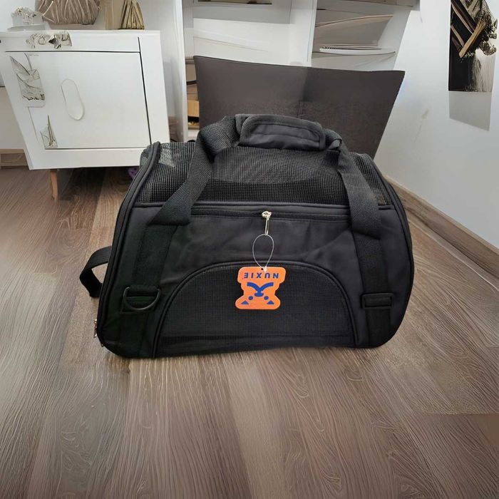 TRANSPORTER dla kota psa królika składany TORBA podróżna z siatką NOWA