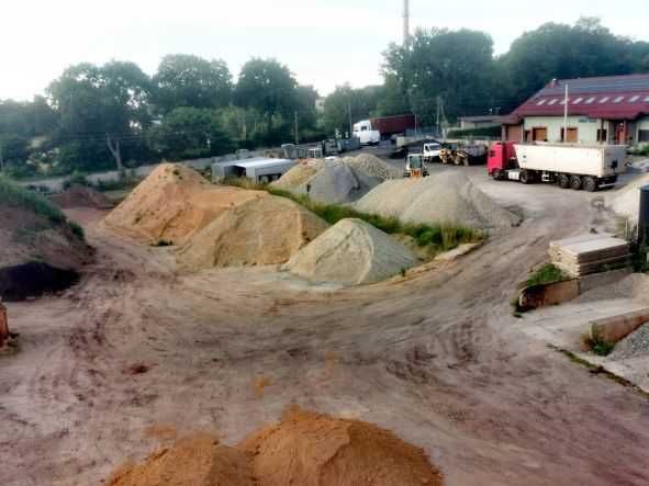 Transport wywrotkami wyburzenia sprzedaż kruszyw piasków  żwirów ziemi