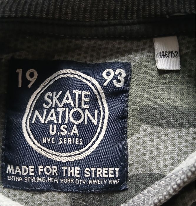 Bluza chłopięca moro 146/152 – Skate Nation USA