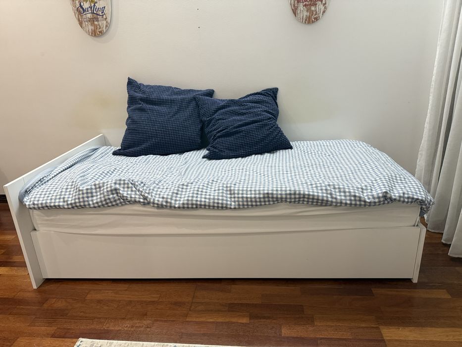 Cama de solteiro com colchao incluido