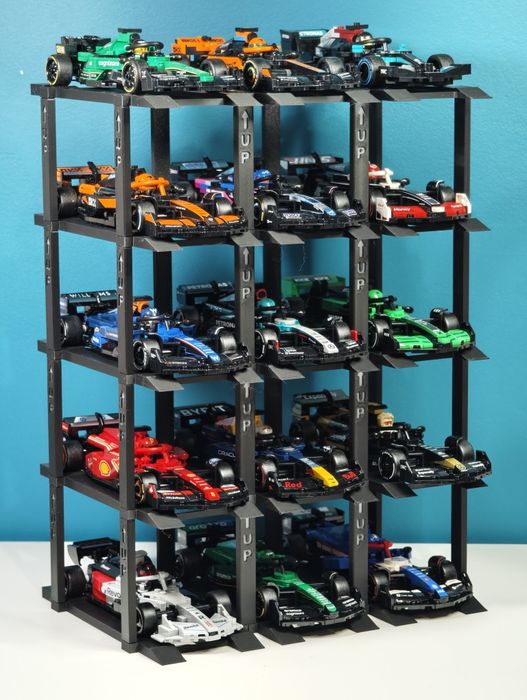 Modułowy Garaż na 15 Furmuł 1 LEGO Speed Champions