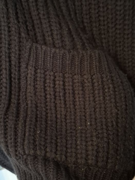 Sweter męski M  acrylic czarny