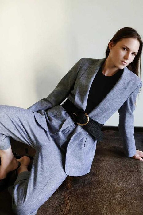 Cinto elástico preto da Zara