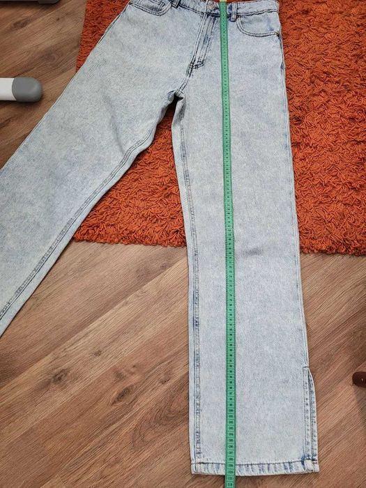 Джинсы wide leg с разрезом. 38 р. Бренд FB Sister, Германия