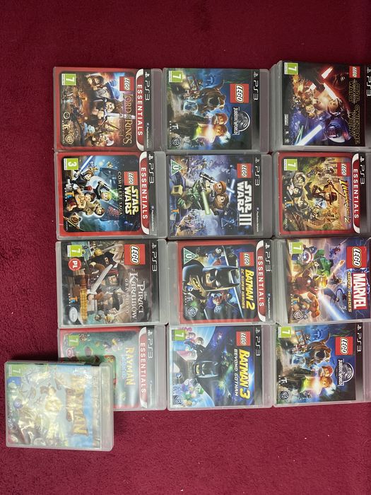 Gry dla dzieci z serii Lego Rayman Ps3 sprzedam zamienie