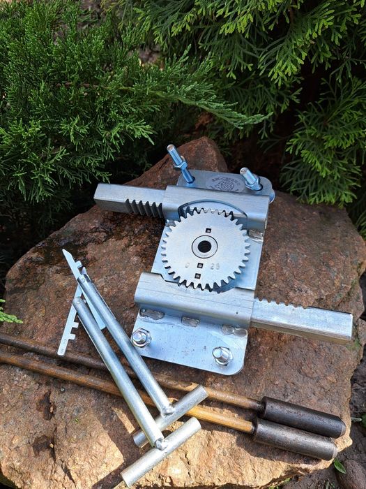 Замок гаражний оцинкований двохрігельний "Журавель"