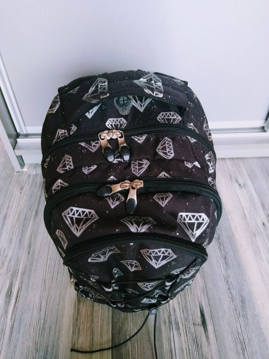 Plecak szkolny  St.Majewski w diamenty