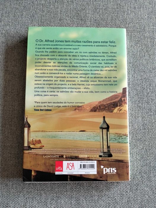 Livro "A pesca do Salmão no Iémen" Paul Torday