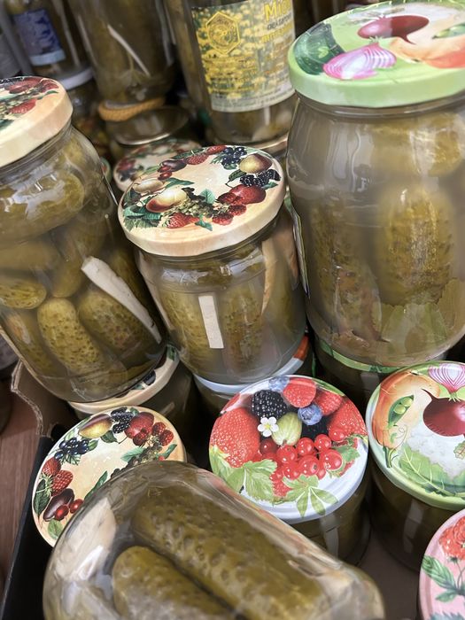 Ogórki kiszone twarde