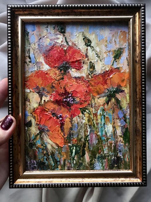 Картина Натюрморт для кухни Маки Ирисы Чайник Гитара Гортензия