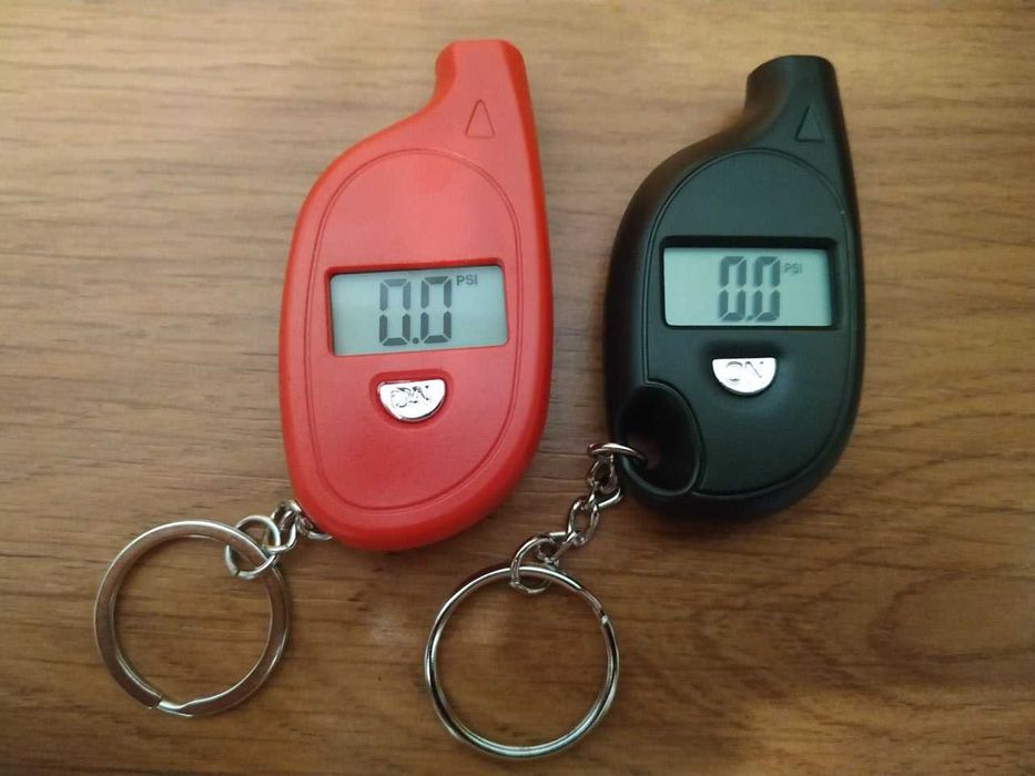 Цифровой манометр, измеритель давления в шинах автомобиля, велосипеда