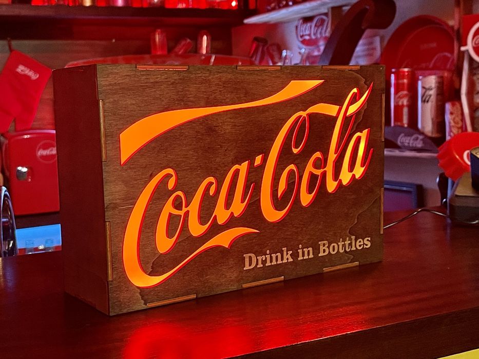 Caixa de luz Coca-Cola