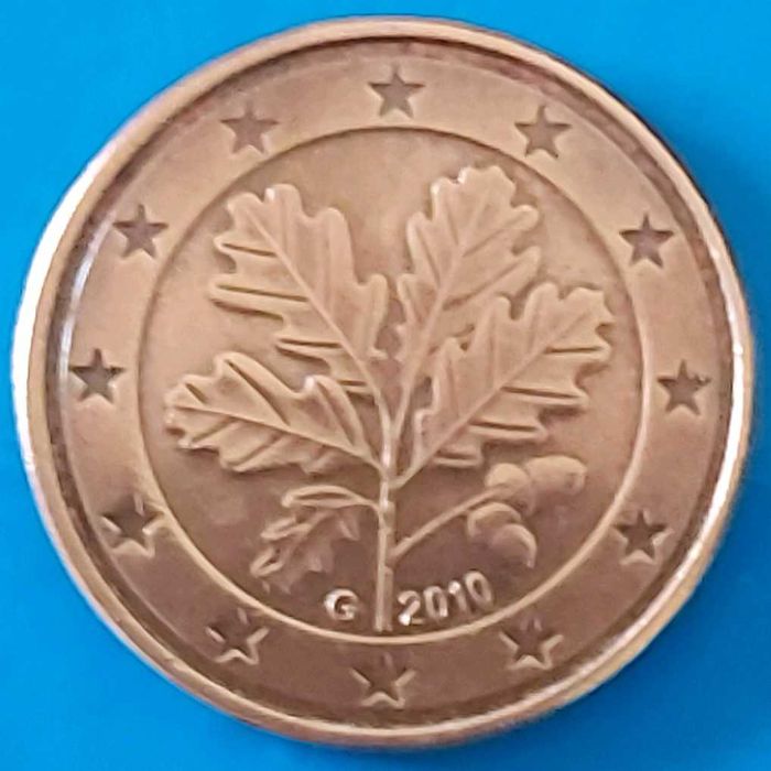 5 Cêntimos de 2010 * G * da Alemanha