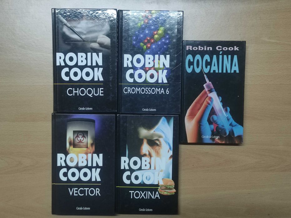 Livros - Robin Cook - Choque , Cocaína, Vector, Toxina, Cromossoma 6