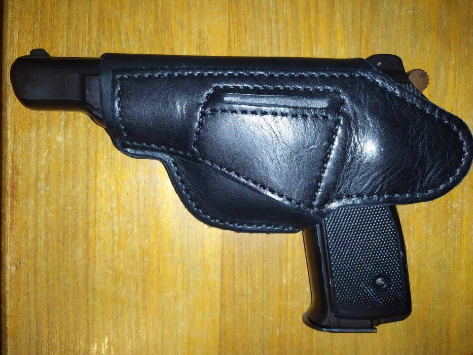 Шкіряна кобура на АПС, кобура під АПС, кобура для пістолету, АПС