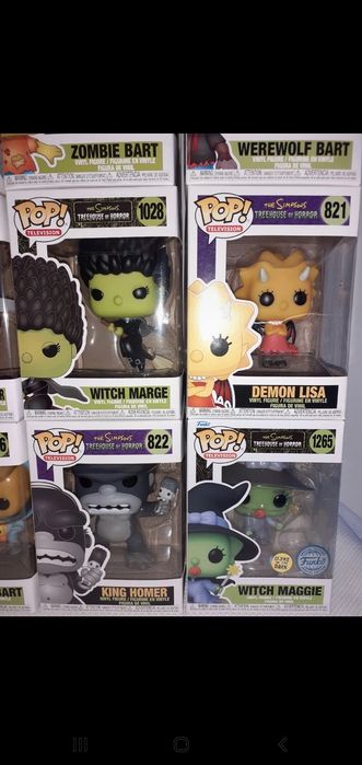 Funko The Simpsons Treehouse of Horror Collection set 11 Pops64552100575235124