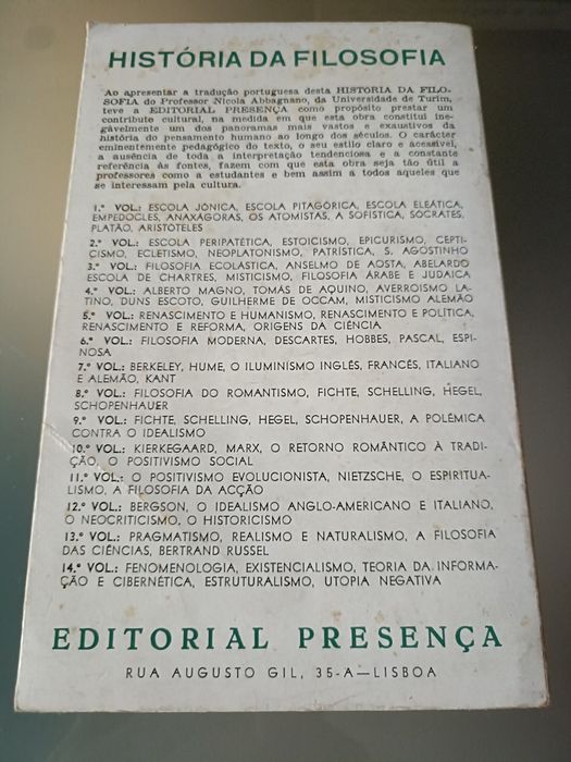 Livro História da Filosofia