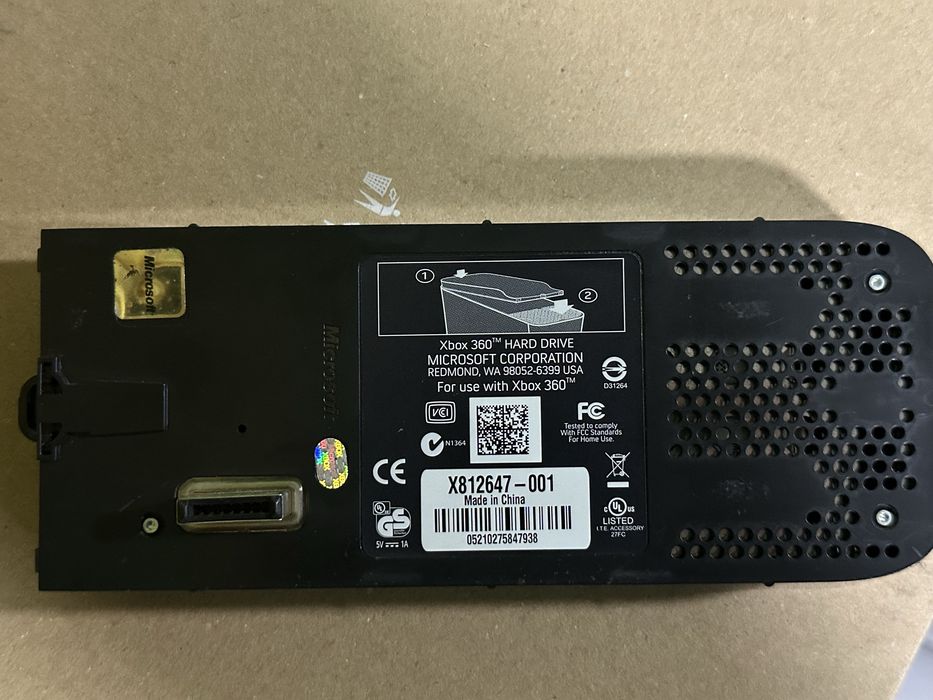 Disco original 120gb xbox 360 fat