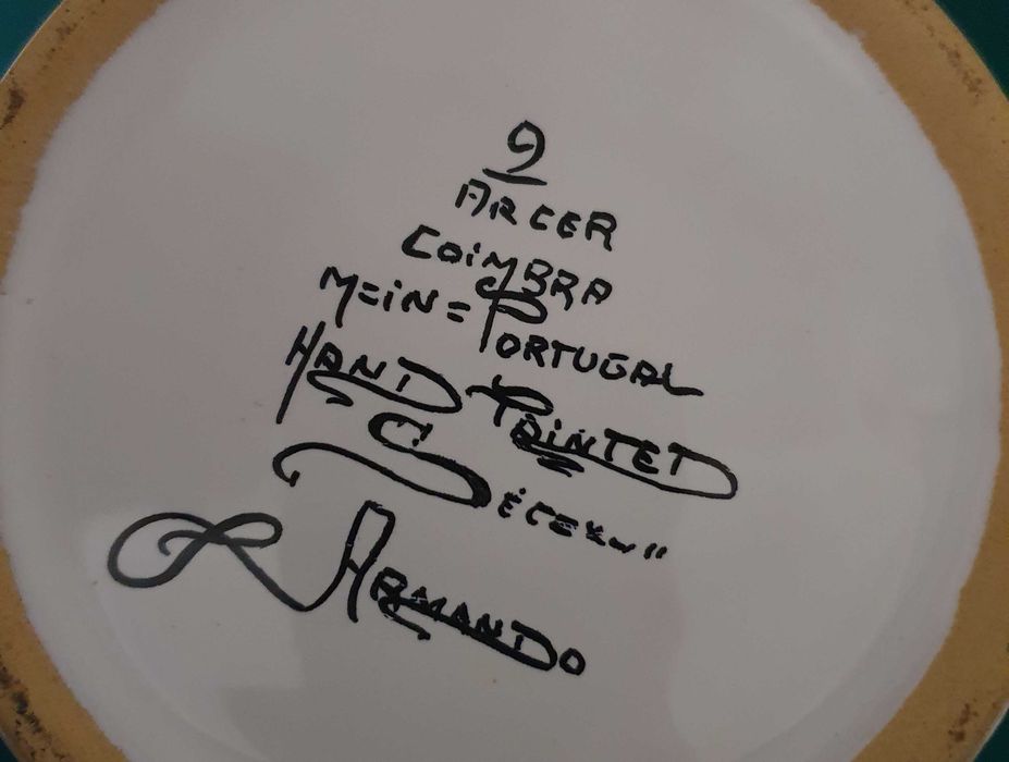 Garrafa e Copo de Cerâmica, Arcer, Coimbra, Séc. XVII