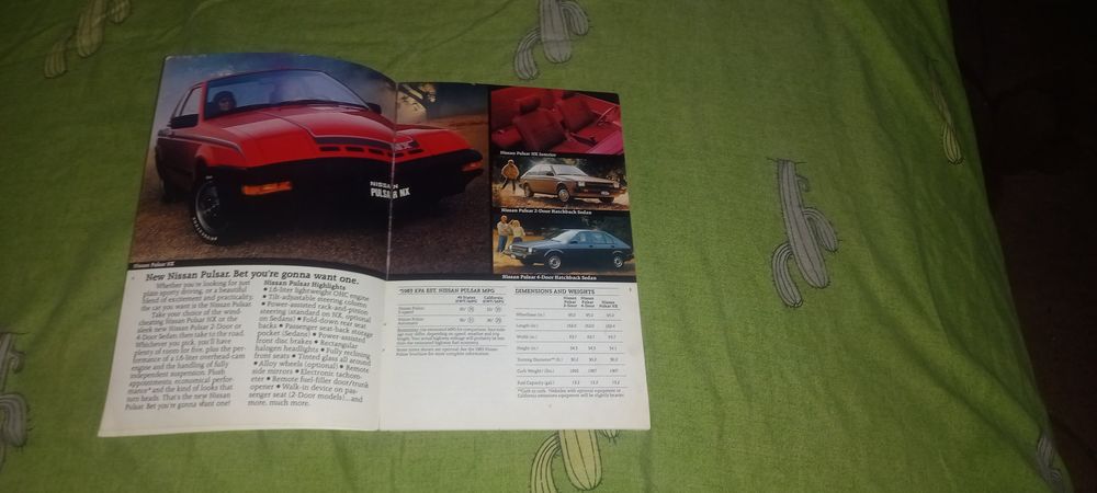 Брошюра Nissan та Datsun 1983 року випуску 83 280-ZX