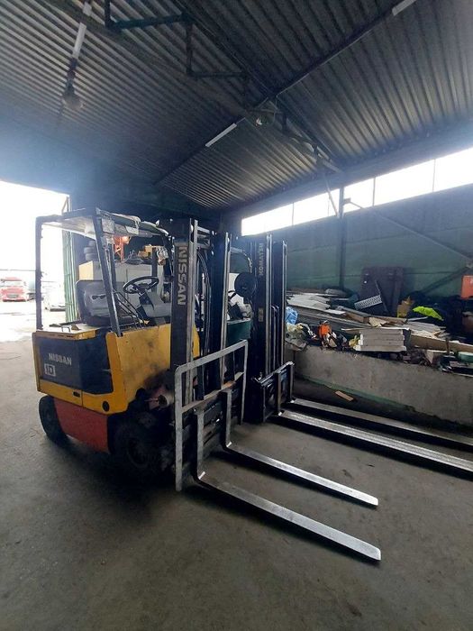 Навантажувач Nissan електричний, 3м підйом погрузчик кара 1т.