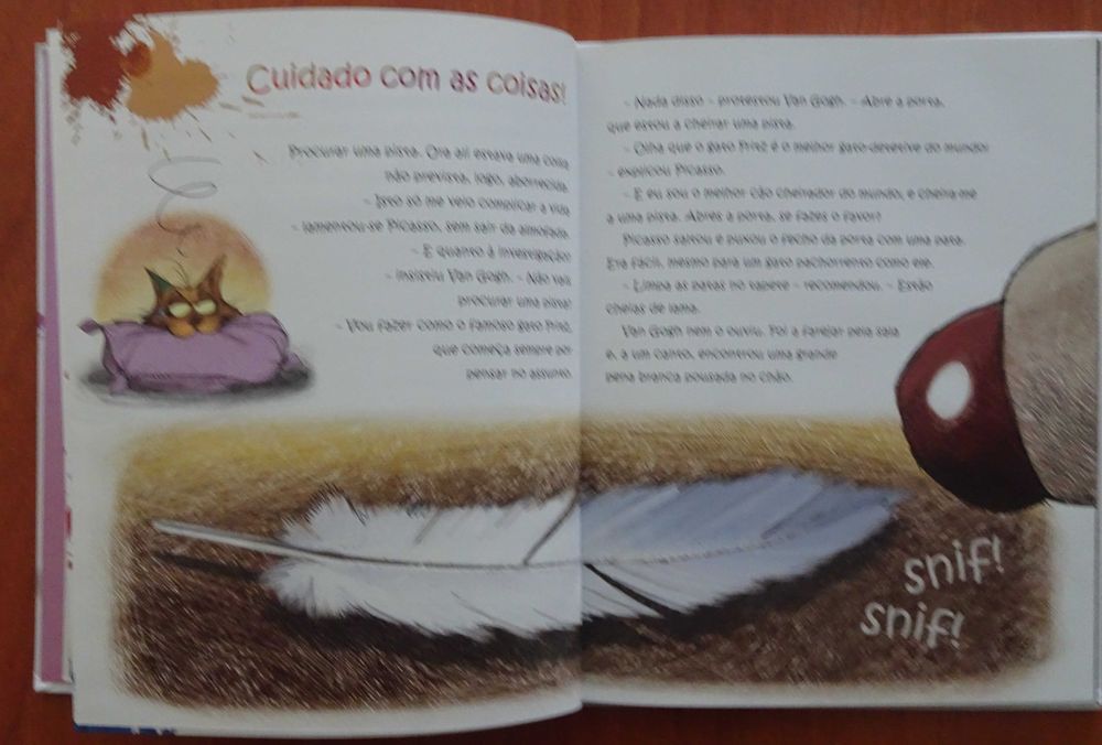 Picasso & Van Gogh - Mexe Esse Rabo Gordo Pá de Álvaro Magalhães (6 a 10 Anos)