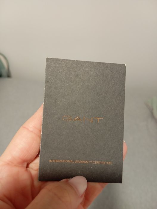 Relógio dourado Gant