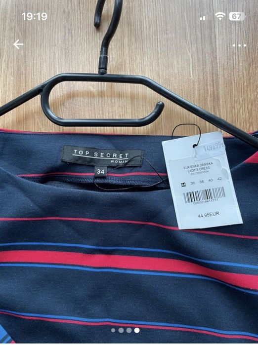 Nowa sukienka Top secret rozm. 34