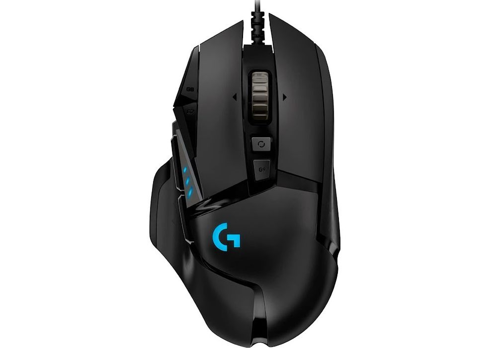 Дротова ігрова миша Logitech G502 HERO High Performance Black - з підсвіткою, регульована вага, 25,600 DPI (910-005470)